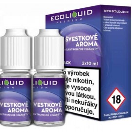2-Pack Plum ECOLIQUID e-liquid