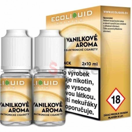 2-Pack Vanilla ECOLIQUID e-liquid