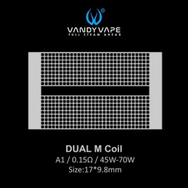 Vandy Vape DUAL M Coil mesh 0.15ohm - 10ks