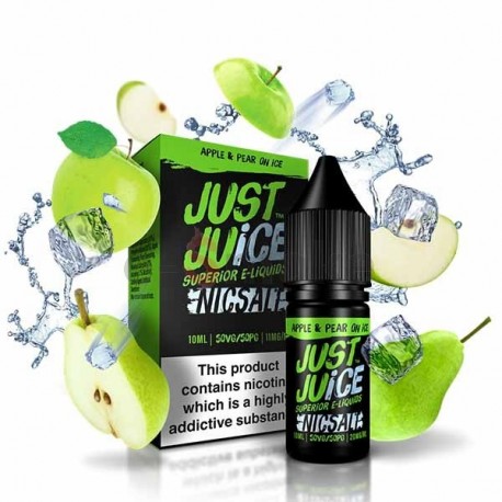 10ml Apple&Pear On Ice Just Juice Salt e-liquid