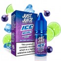 10ml Blackcurrant & Lime JUST JUICE ICE Salt e-liquid