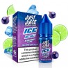 10ml Blackcurrant & Lime JUST JUICE ICE NICSALT e-liquid