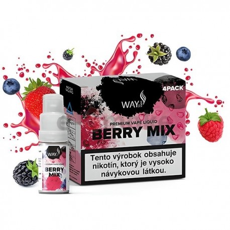 4-Pack Berry Mix WAY to Vape E-LIQUID