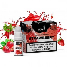 4-Pack Strawberry WAY to Vape E-LIQUID