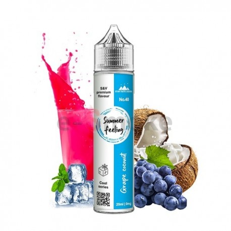60ml Grape Coconut Summer Feeling - 20ml S&V