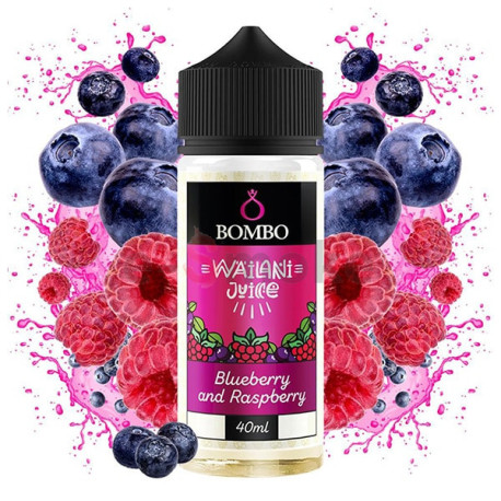 120ml Blueberry and Raspberry BOMBO Wailani Juice - 40ml S&V