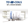 5ks TD COILS MTL Green Mamba 0,8Ω Ni80