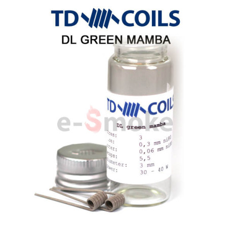 4ks TD COILS DL Green Mamba 0,4Ω Ni80