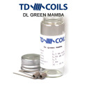 4ks TD COILS DL Green Mamba Ni80 špirálky - 0,4Ω