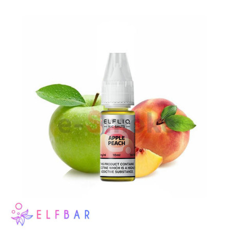 10 ml Apple Peach ELFLIQ NicSalt e-liquid