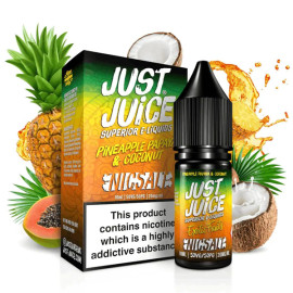 10ml Pineapple, Papaya & Coconut Just Juice Salt e-liquid