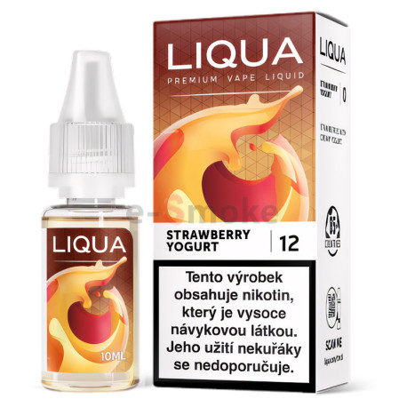 Jahodový jogurt Liqua Mix 10 ml e-liquid
