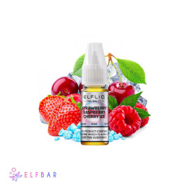 10ml Strawberry Raspberry Cherry Ice ELFLIQ SALT e-liquid