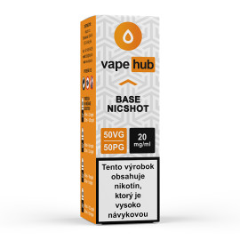 10 ml Vape Hub BASE NICSHOT 50VG/50PG - 20 mg/ml