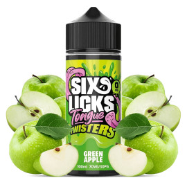 120ml Green Apple Six Licks Tongue Twisters - 100ml S&V