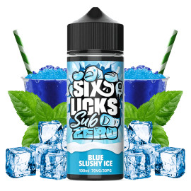 120ml Blue Slushy Ice Six Licks Sub Zero - 100ml S&V