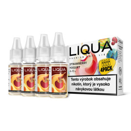 4-Pack Strawberry Yogurt LIQUA Elements E-Liquid