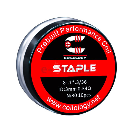 10ks Coilology Staple Ni80 špirálky
