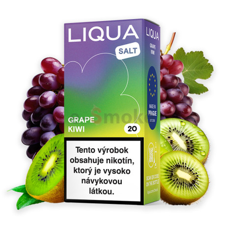 10 ml Grape Kiwi Liqua SALT e-liquid | www.e-smoke.sk