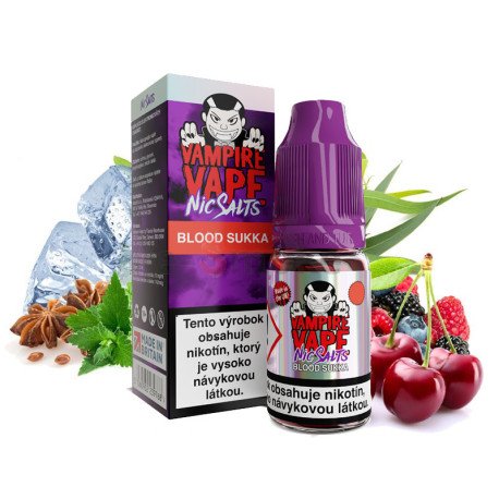 10ml Blood Sukka Vampire Vape Nicsalts e-liquid