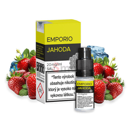 10 ml Jahoda Emporio SALT e-liquid | www.e-smoke.sk