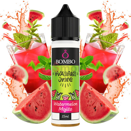 60ml Watermelon Mojito Bombo Wailani - 15ml S&V | www.e-smoke.sk