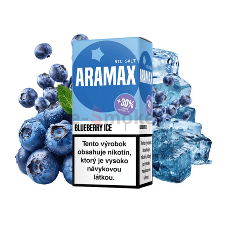 10ml Blueberry Ice ARAMAX SALT e-liquid | www.e-smoke.sk