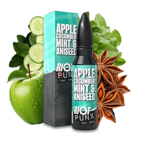 60ml Apple Cucumber Mint & Aniseed RIOT SQUAD PUNX - 10ml | www.e-smoke.sk