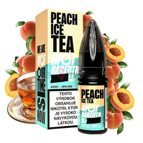 10ml Peach Ice Tea Riot BAR EDTN SALT e-liquid | www.e-smoke.sk