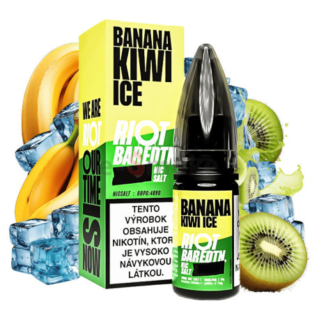 10ml Banana Kiwi Ice Riot BAR EDTN SALT e-liquid | www.e-smoke.sk