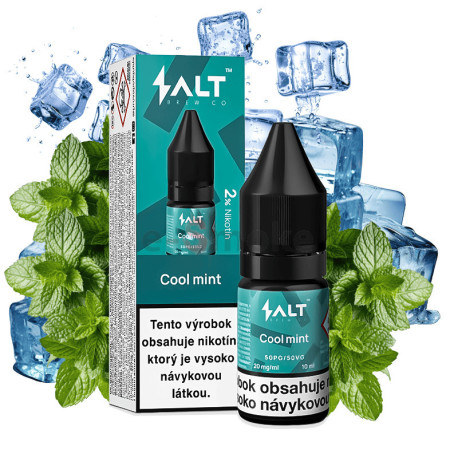 10ml Cool Mint Salt Brew Co e-liquid | www.e-smoke.sk