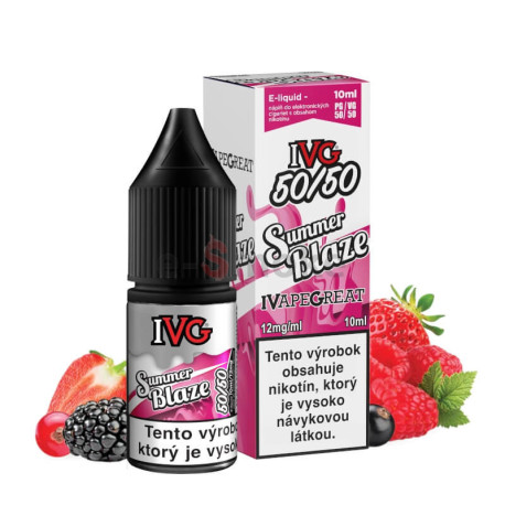 10ml Summer Blaze IVG 50/50 e-liquid | www.e-smoke.sk