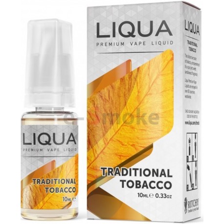 10 ml Tradičný tabak Liqua Elements e-liquid