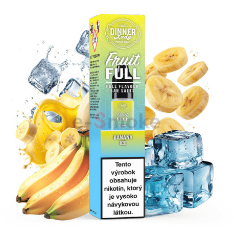 10 ml Banana Ice Dinner Lady Bar Salt e-liquid | www.e-smoke.sk