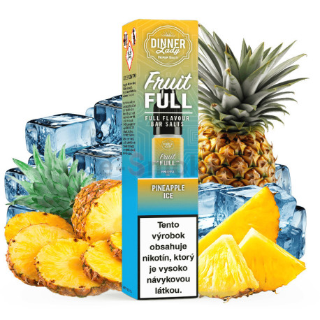 10 ml Pineapple Ice Dinner Lady Bar Salt e-liquid | www.e-smoke.sk