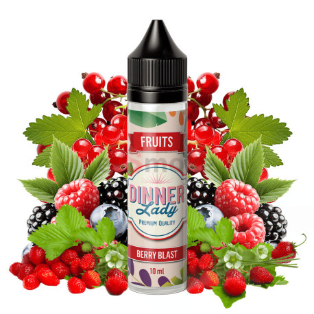 60 ml Berry Blast Dinner Lady - 10 ml S&V | www.e-smoke.sk