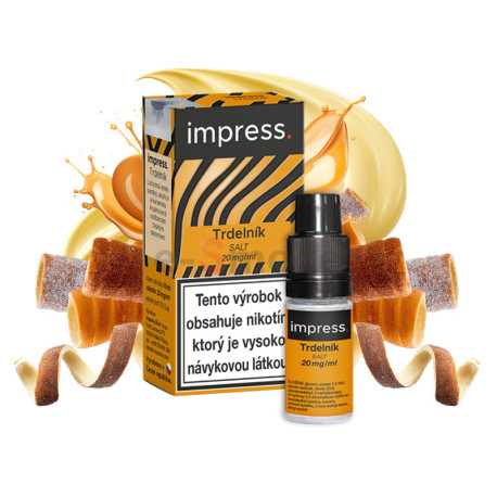 10ml Trdelník IMPRESS SALT e-liquid | www.e-smoke.sk