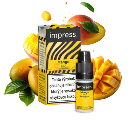 10ml Mango IMPRESS SALT e-liquid | www.e-smoke.sk