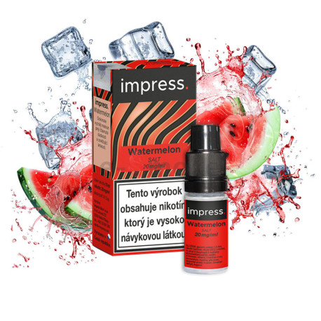 10ml Watermelon IMPRESS SALT e-liquid | www.e-smoke.sk