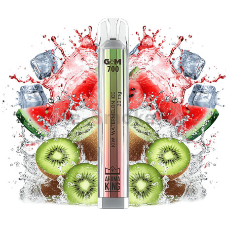 GemBAR Kiwi Watermelon Ice Aroma King jednorazová el. cigareta