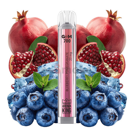 GemBAR Blueberry Pomegranate Aroma King jednorazová el. cigareta