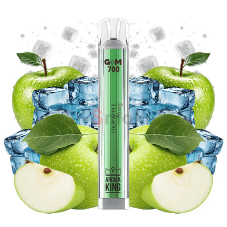GemBAR Sour Apple Aroma King jednorazová el. cigareta