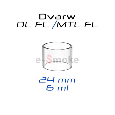 KHW MODS Dvarw FL 24mm náhradné sklo - 6ml | www.e-smoke.sk