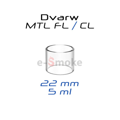 KHW MODS Dvarw MTL FL/CL 22mm náhradné sklo | www.e-smoke.sk