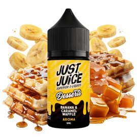 30 ml Banana & Caramel Waffle JUST JUICE Desserts - 6 ml S&V