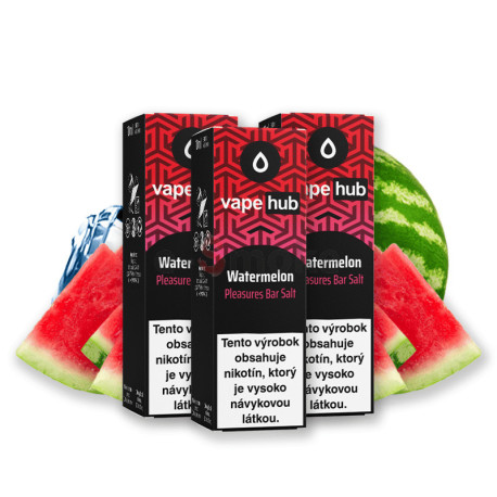 3-PACK - 10ml Watermelon Vapehub SALT e-liquid