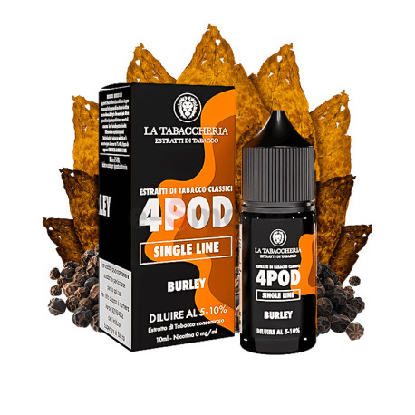 10ml Burley 4Pod La Tabaccheria aróma | www.e-smoke.sk