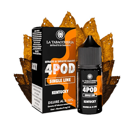 10ml Kentucky 4Pod La Tabaccheria aróma | www.e-smoke.sk
