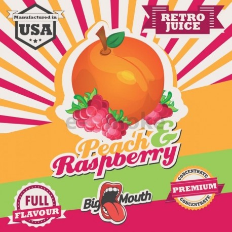 10 ml Peach and Raspberry Big Mouth aróma