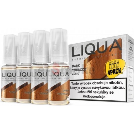 4-Pack Silný tabak LIQUA ELEMENTS E-LIQUID